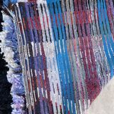 Tapis Marocain Boucherouite coloré - 138 x 256 cm