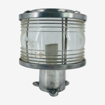 Outdoor or indoor lamp from a boat mast, circa 1950