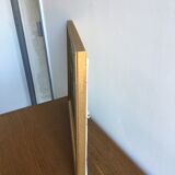 Peinture sur toile encadrée bois doré