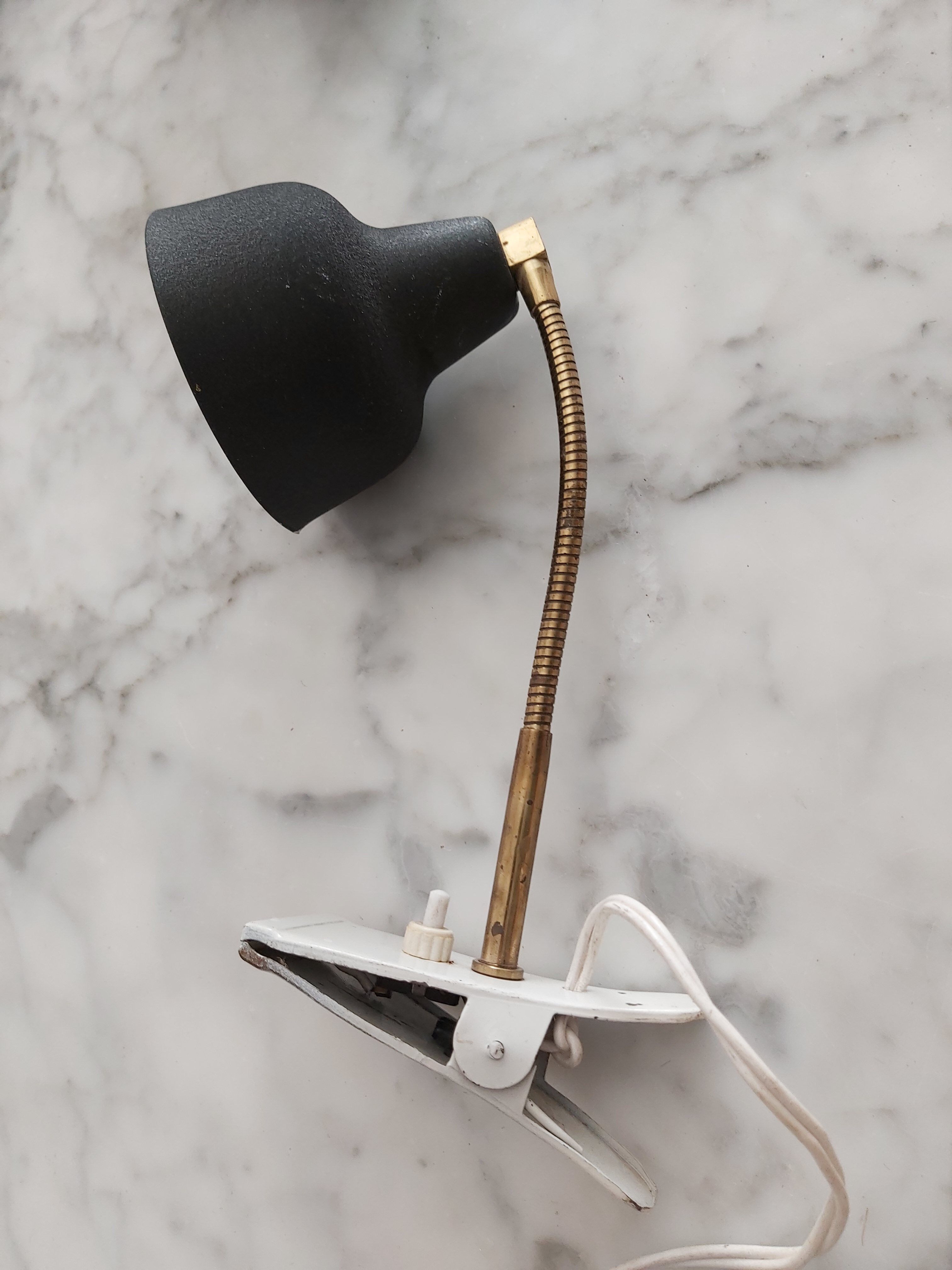Vintage clamp lamp