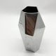Vase "Prisme" en fonte d’aluminium, années 1980