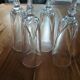 4 vintage crystal champagne flutes from Arques