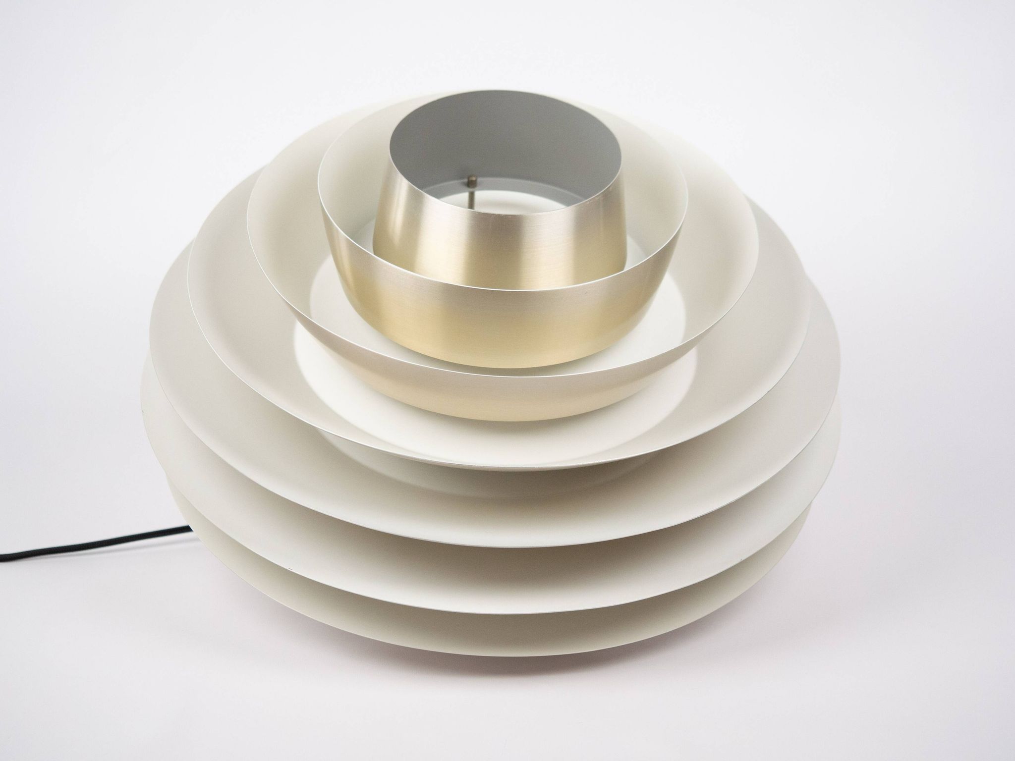 Lampe suspendue vintage danoise Verona par Svend Middelboe, Lyfa, 1962