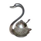 Mustard confectioner's sugar swan