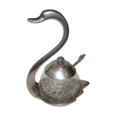 Cygne sucrier confiturier moutardier