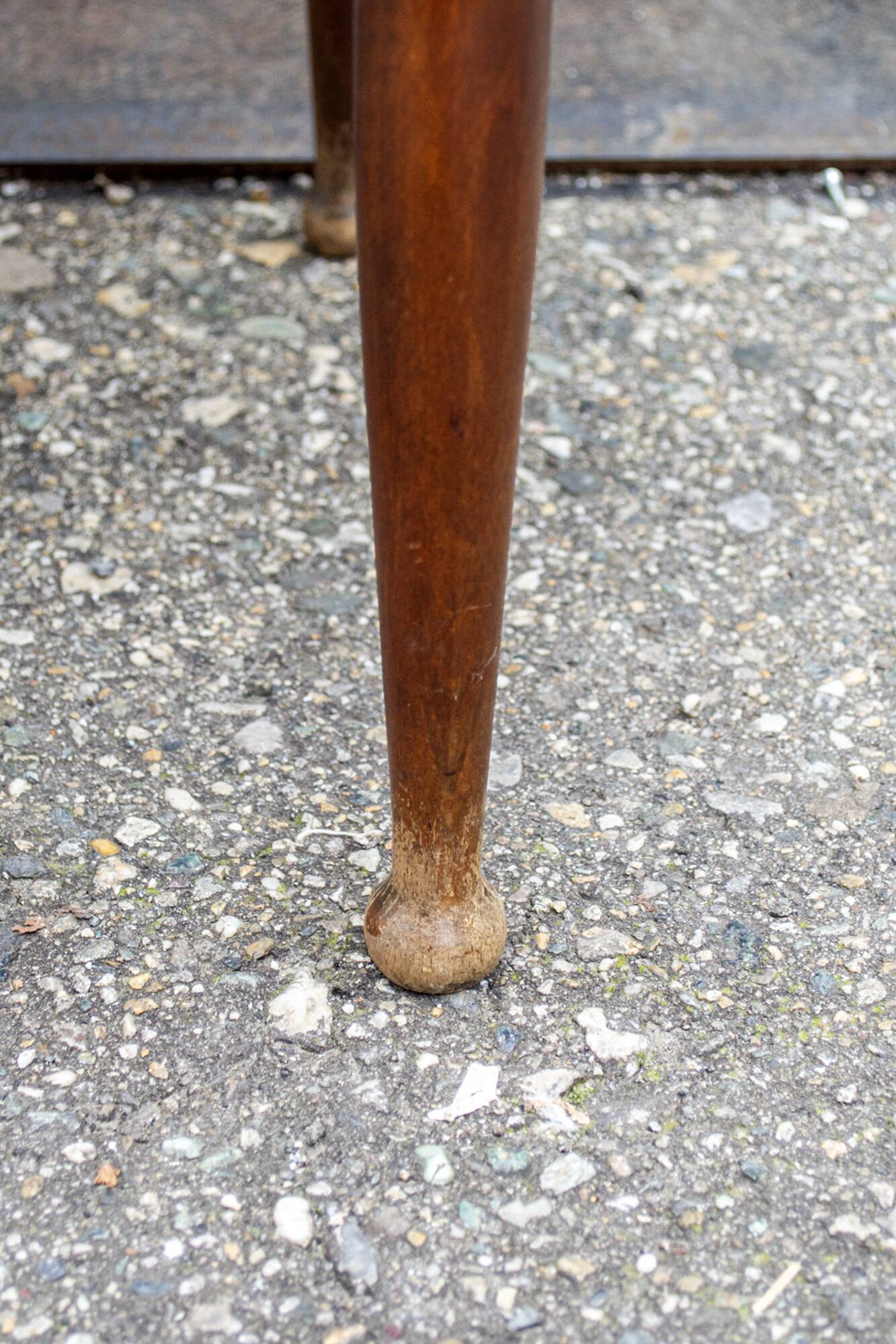 Italian Wooden Bench, 1950s
