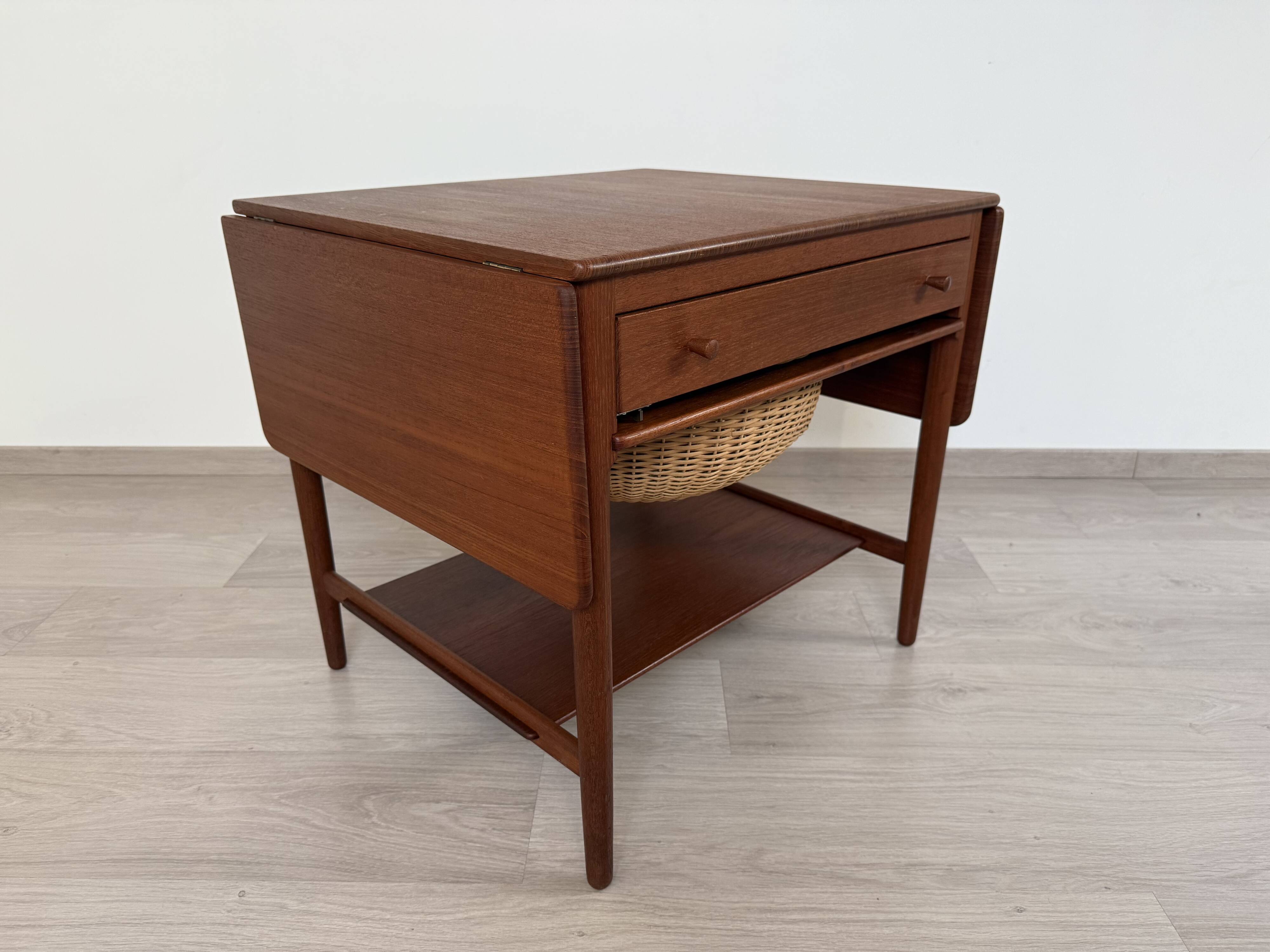 Scandinavian sewing table by Hans Wegner from the 1960s.