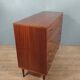 Commode vintage en placage d'acajou