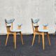 Pair of wooden armchairs, 1960