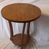 Solid oak tripod table