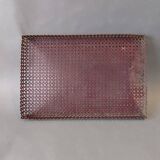 Especially table tray in perforated metal 1950.