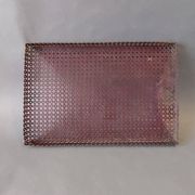 Especially table tray in perforated metal 1950.
