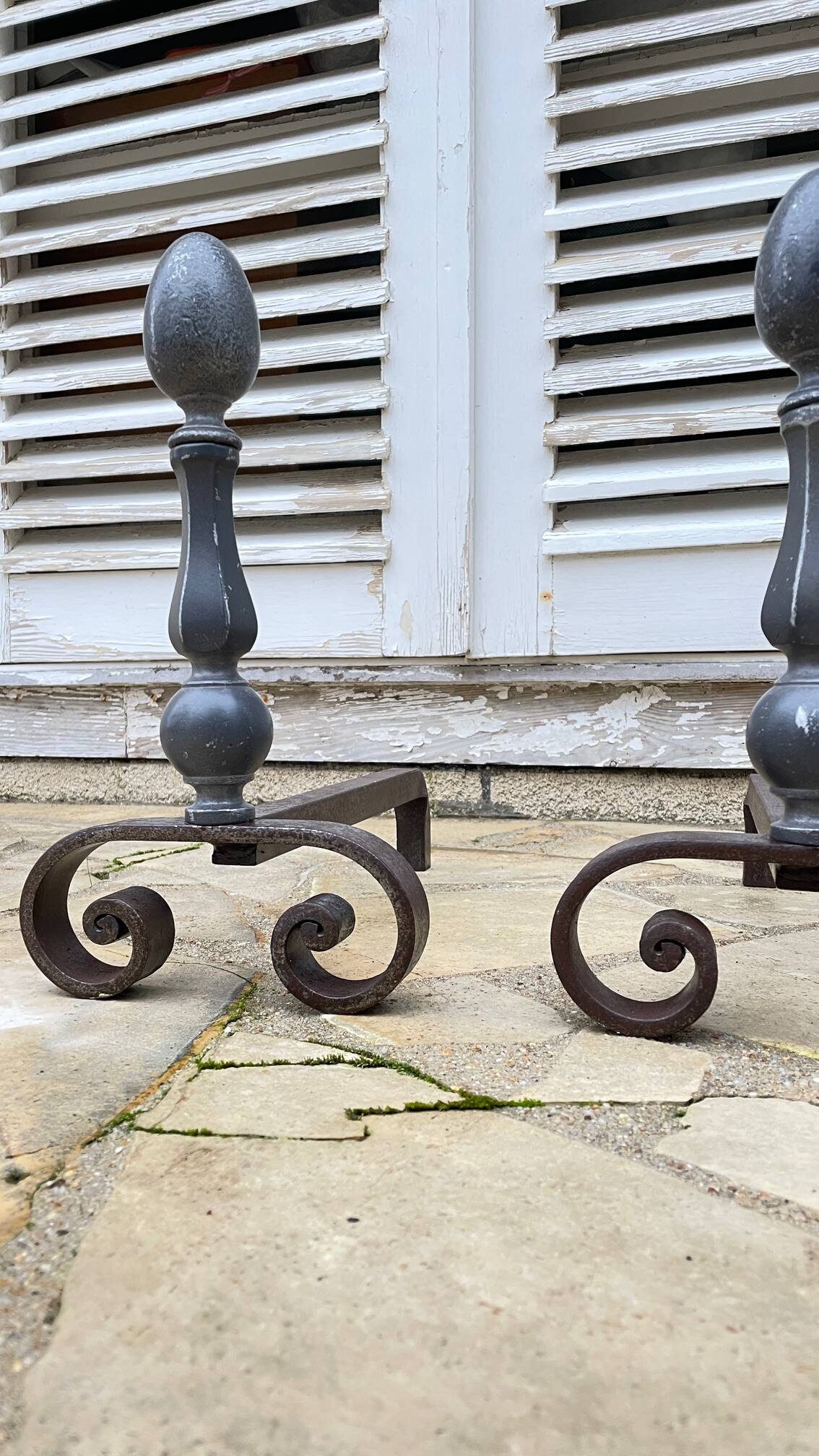 VINTAGE Steel Geometric CHAINS