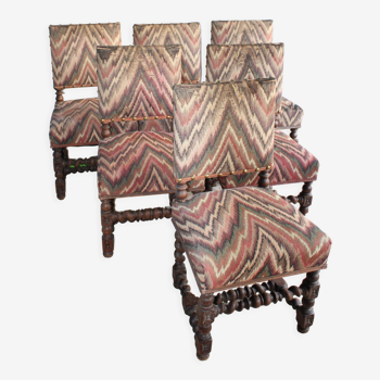 Louis XIII dining chairs