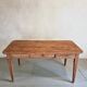 Antique French cherry wood dining table, early 20th century