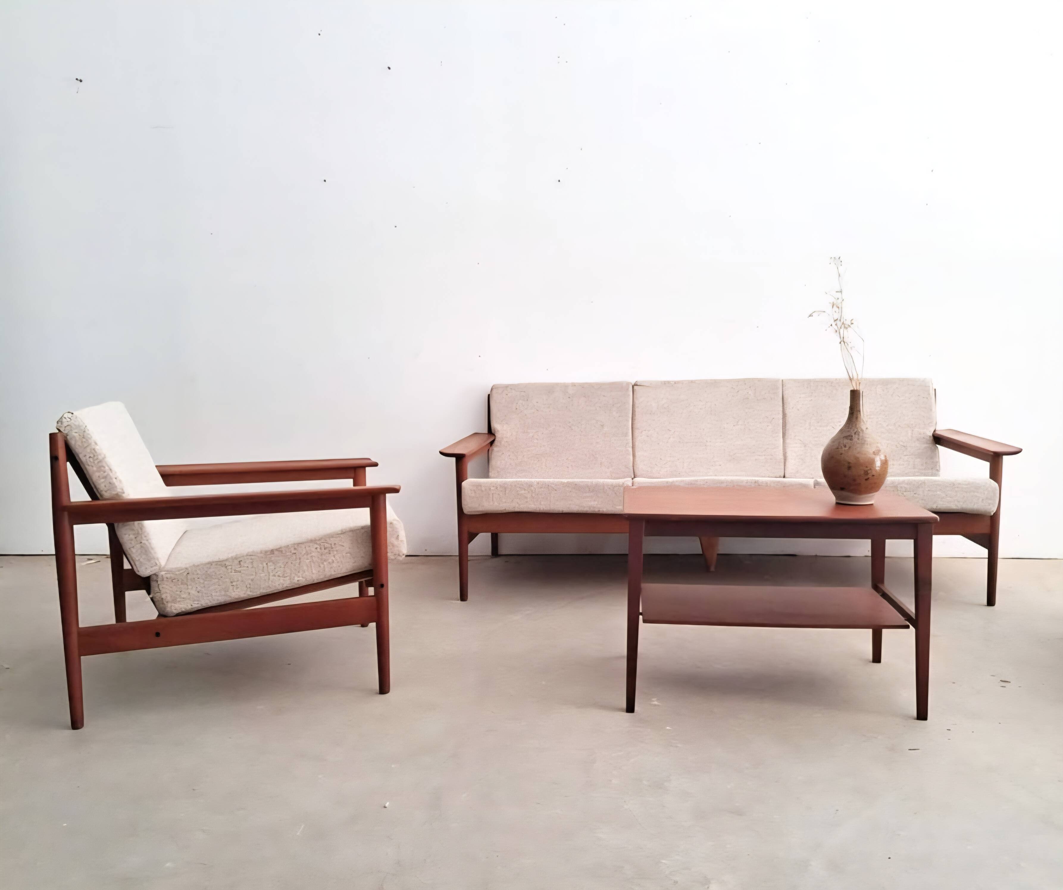 Vintage Scandinavian living room