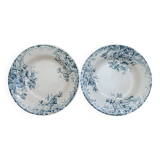 2 deep plates Terre de Fer Gien
