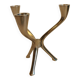 Candle holder with 3 arms, designed by Just Andersen/Denmark in the 1950s.