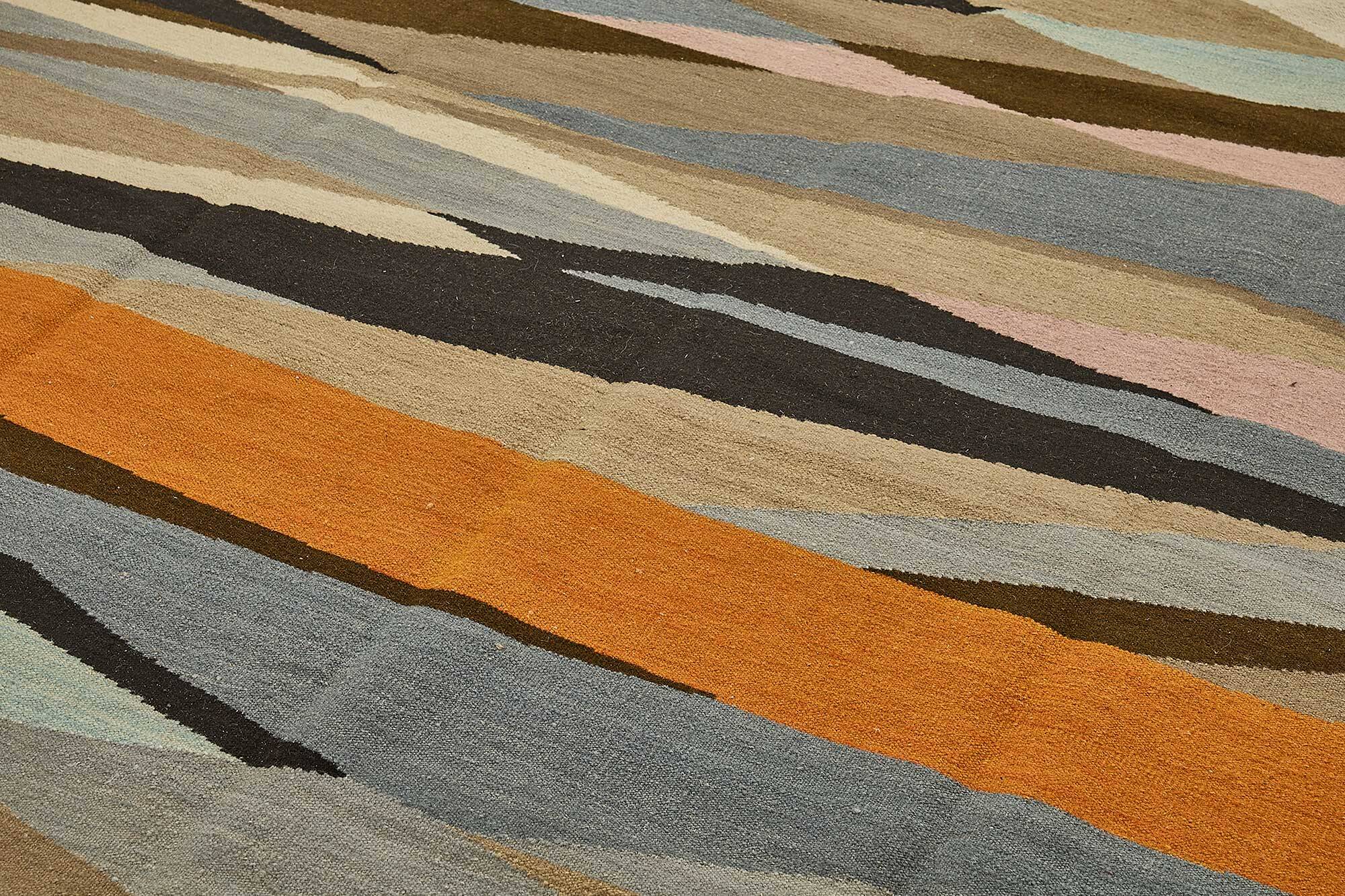 Contemporary Tribal Decorative Kilim 284 cm x 365 cm
