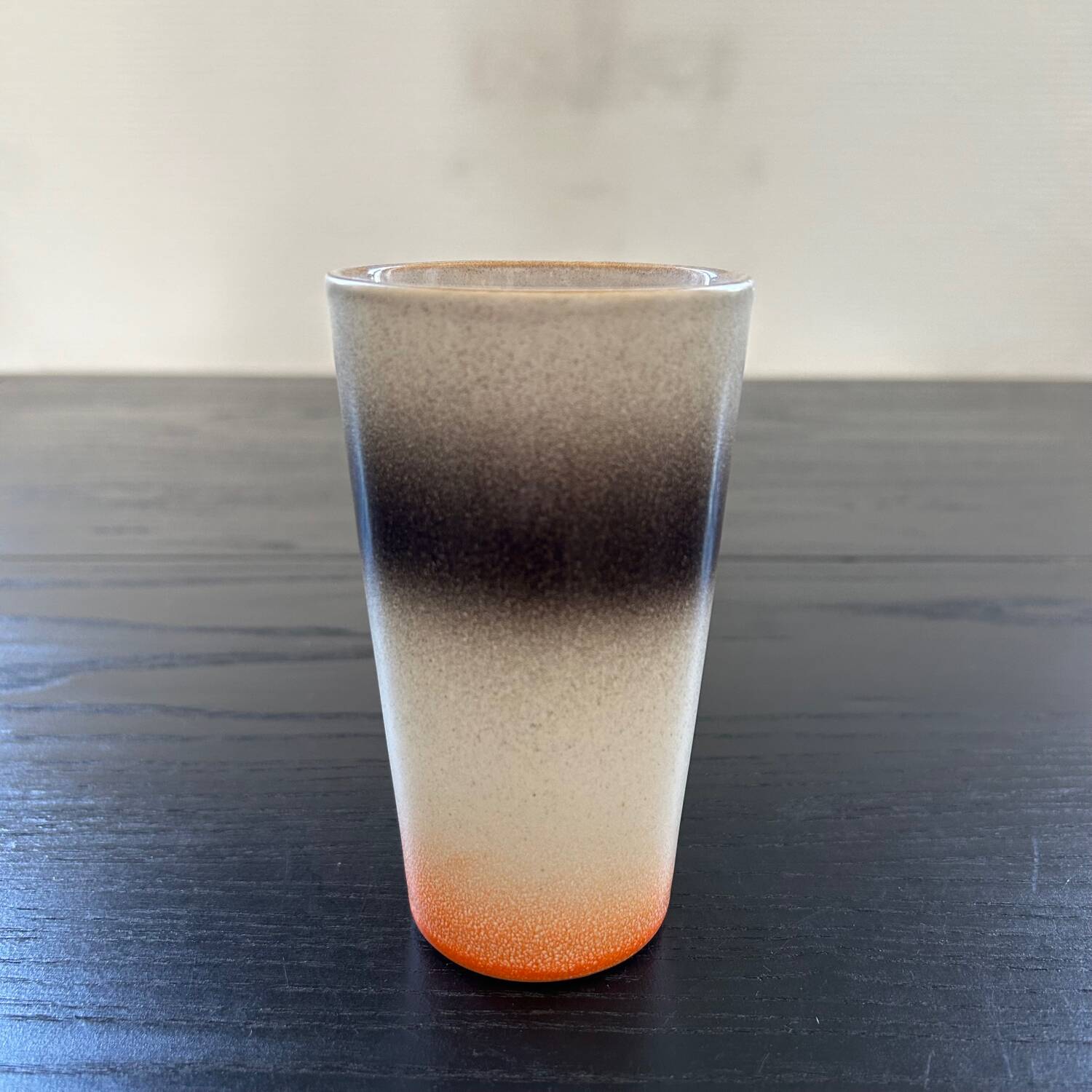 Small gray gradient Scandinavian vase
