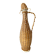 Bouteille en rotin et scoubidou
