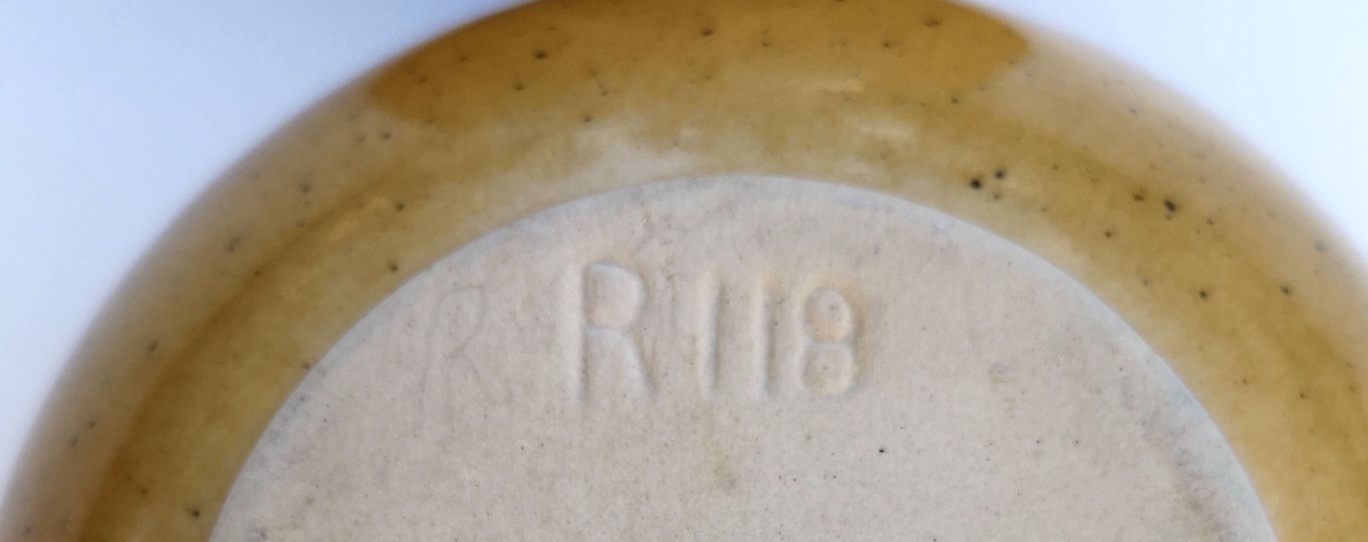 Vintage bowls in glazed stoneware