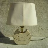 Travertine lamp "The dolphin"