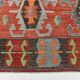 6x11 Vintage Geometric Style Handmade Vintage Kilim Rug, 195x335Cm
