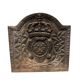 Plaque de cheminée en fonte