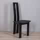 ENSEMBLE DE 4 CHAISES VINTAGE EN BOIS ET CUIR DES ANNÉES 1970, DESIGN P COSTANTINO POUR ELLO
