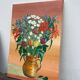 Painting of a bouquet / oil painting on canvas