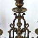Paire de candélabres en bronze – style Napoléon III, fin XIXe – début XXe