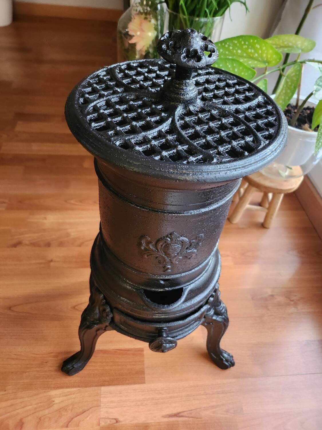 Cast iron wood stove