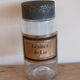 Old medicine jar - glass apothecary: Flax seeds