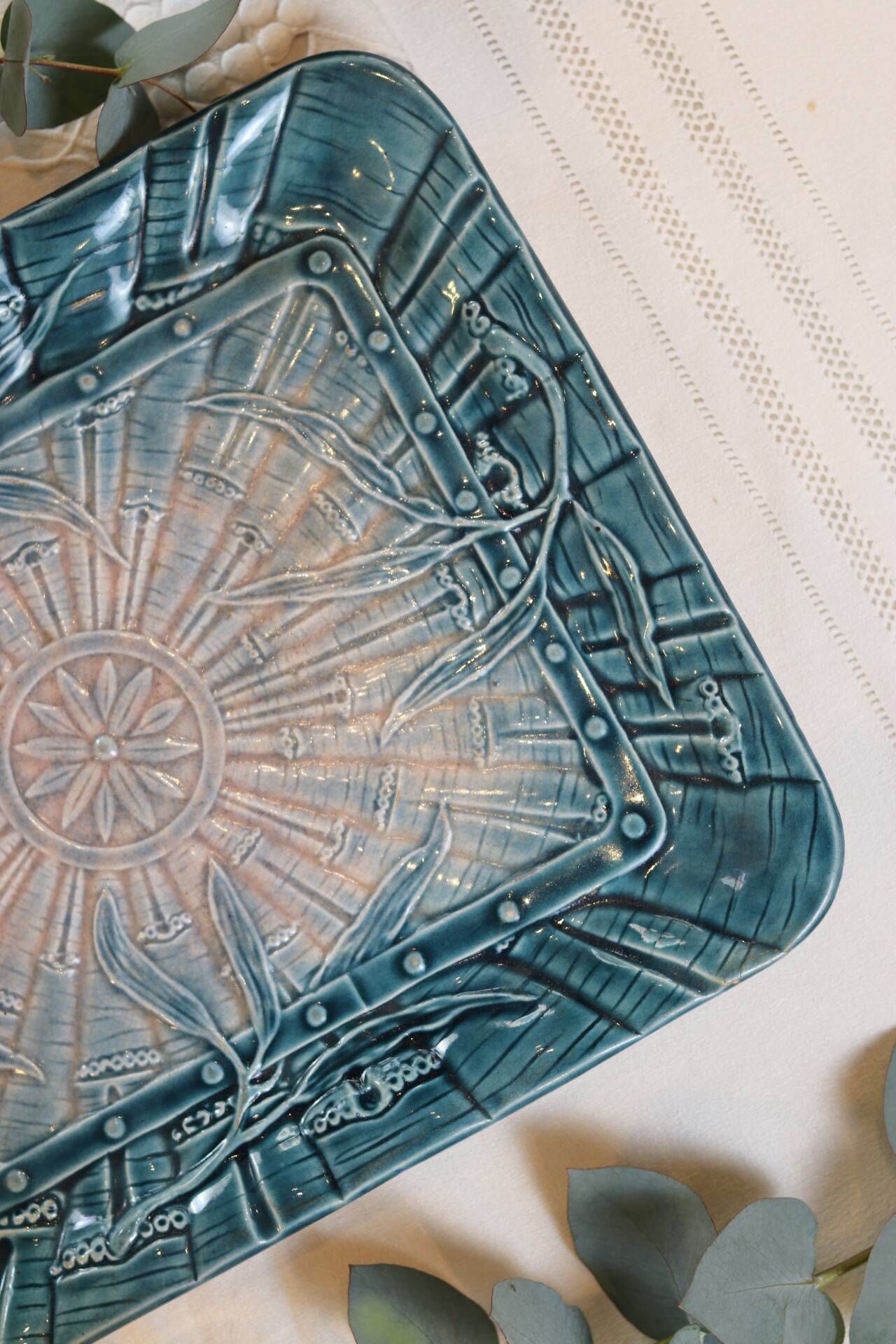 Large slip dish circa 1900