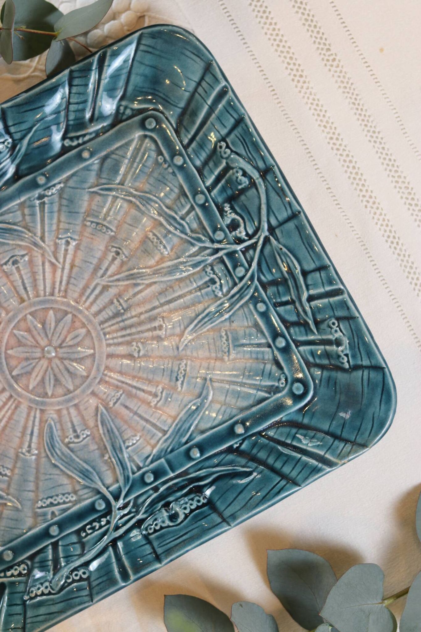 Large slip dish circa 1900