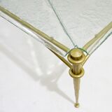 Table basse brutaliste du milieu du siècle