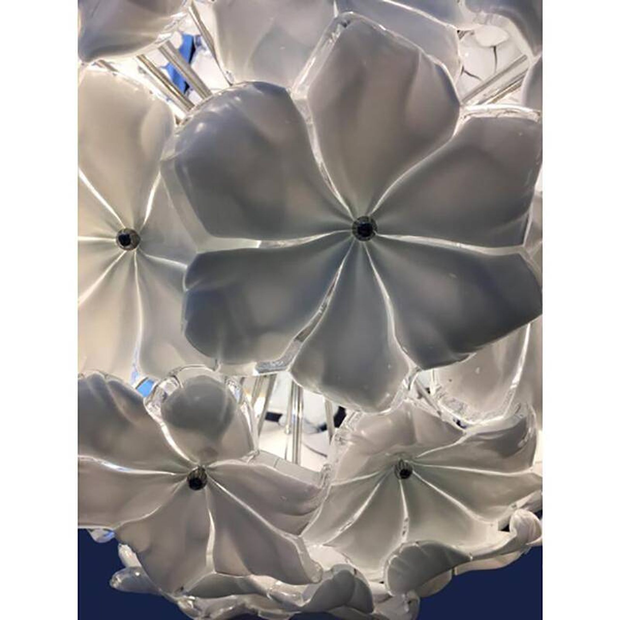 Suspension contemporaine en verre de Murano, Italie