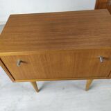 Pair of Scandinavian teak bedside tables