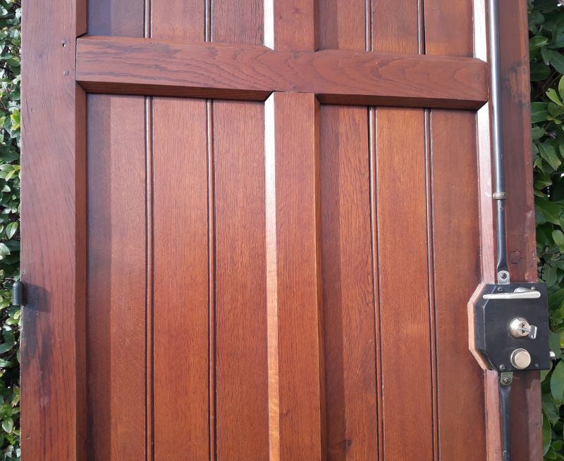 Entrance door 208,7x94 oak multipoint lock