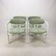 Augusto Savini for Pozzi Set of Four 'Pamplona' Chairs, Italy 1970's