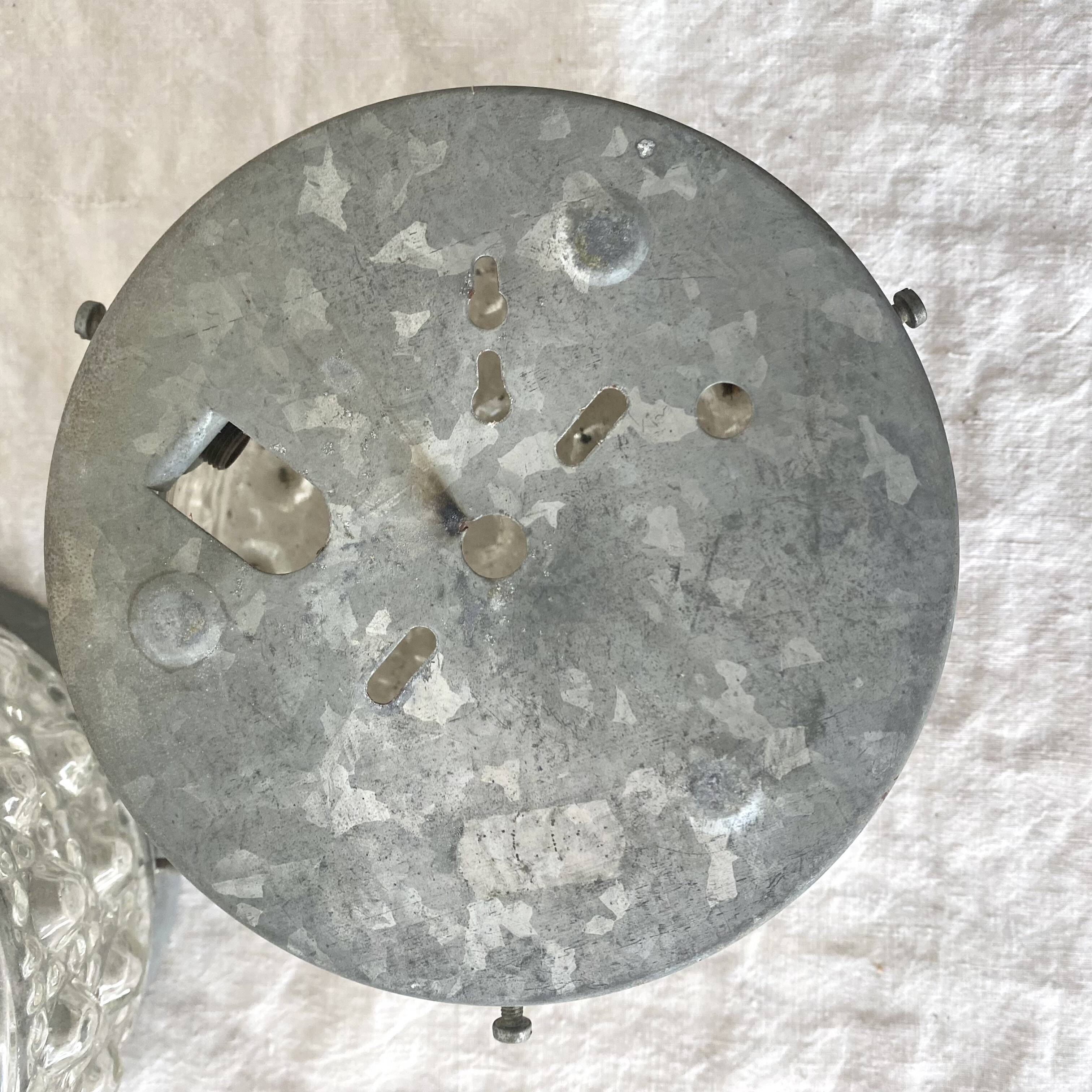 Set of 3 vintage ceiling lights