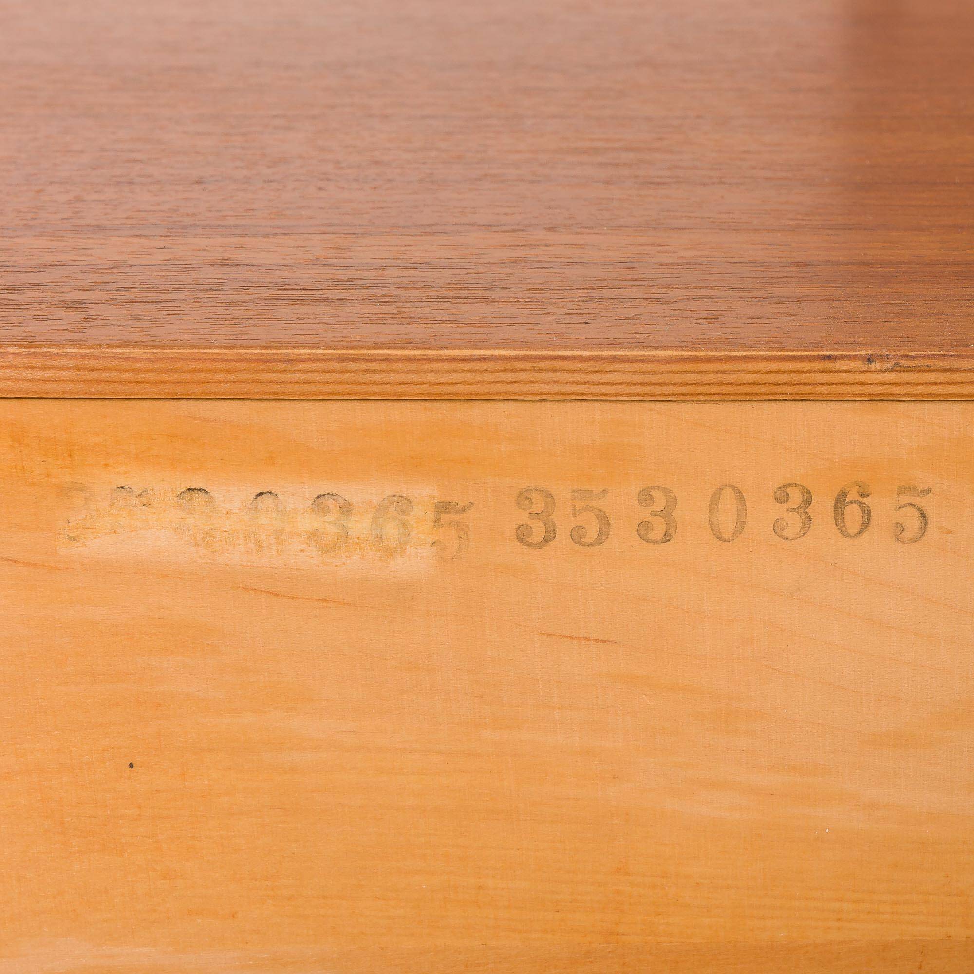 Kai Kristiansen teak wall unit with a desk, FM Mobler 1960s