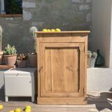 Raw wood sideboard