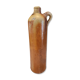 Old bottle in terracotta varnished finish