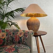 XL wabi sabi table lamp – Terracotta
