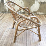 Armchair child rattan