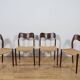 Chaises de salle à manger en palissandre modèle 71 de Niels Moller de J.L. Møllers, années 1960, ensemble de 4.