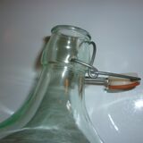 5L glass bottle with stirrup cap