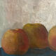 Painting old still life with pineapple twentieth